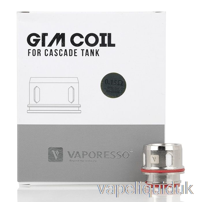 Vaporesso Cascade GTM Replacement Coils 0.15ohm GTM 8 Coils Vape Liquid